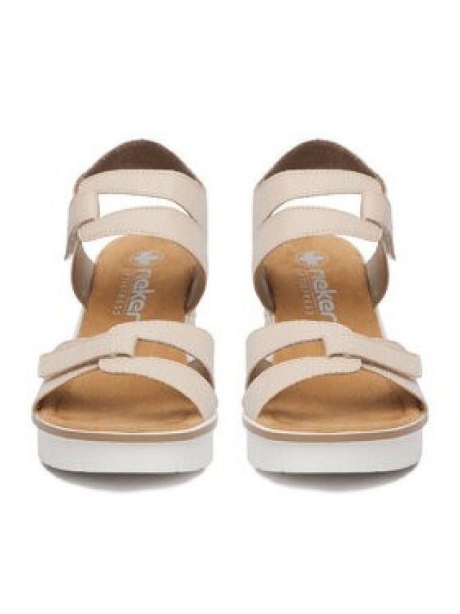 Rieker Sandały 68556-31 Beżowy