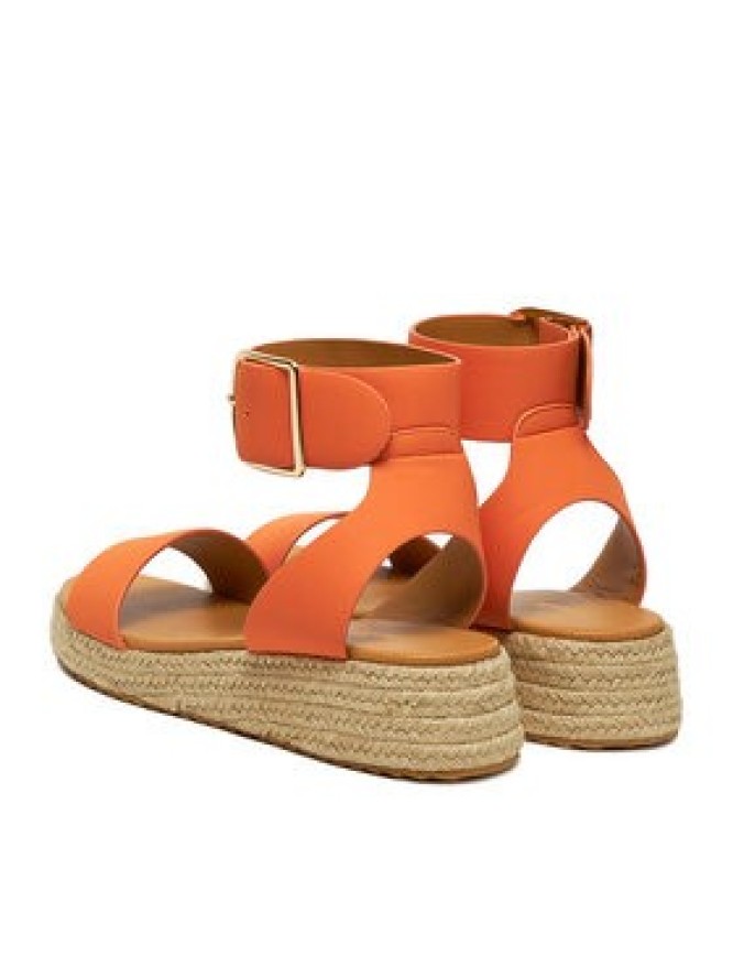 DeeZee Espadryle QS276-1 Pomarańczowy