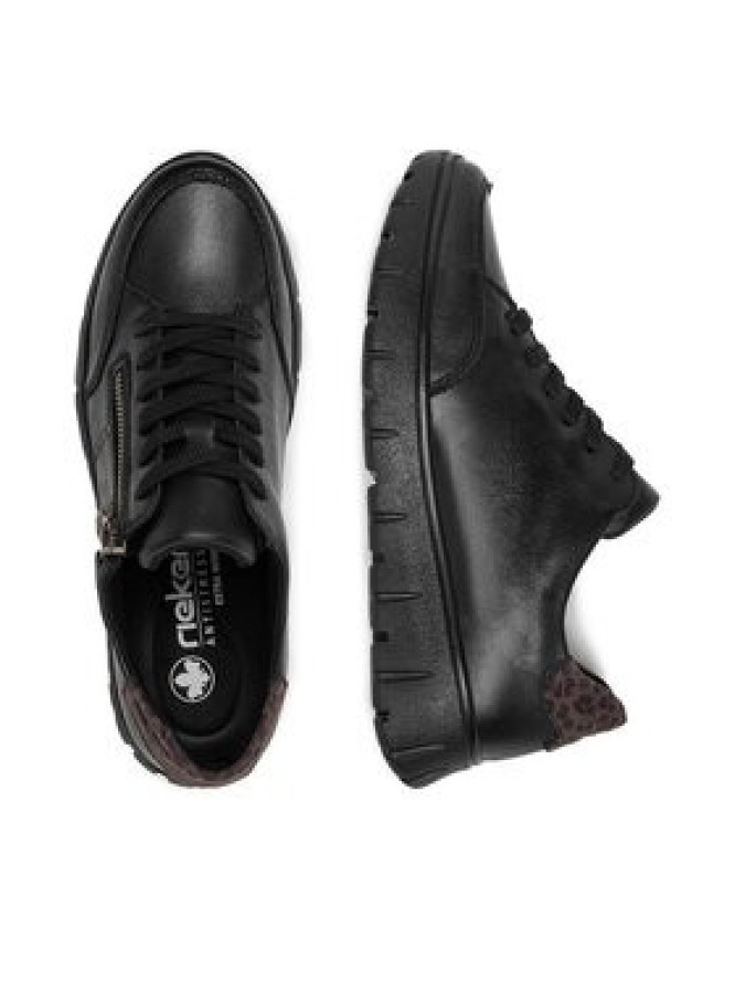 Rieker Sneakersy N1301-01 Czarny