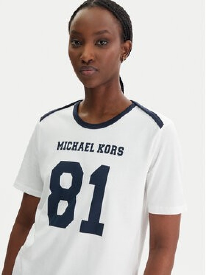 MICHAEL Michael Kors T-Shirt MR651WT97J Biały Relaxed Fit
