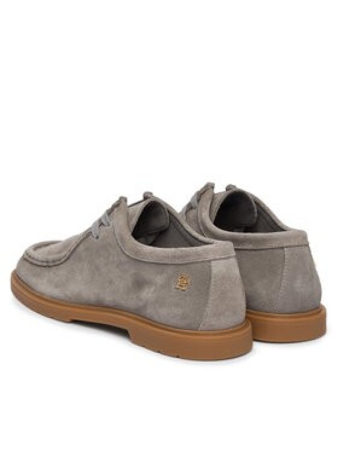 Tommy Hilfiger Półbuty Lightweight Suede Apron Toe FW0FW09262 Szary