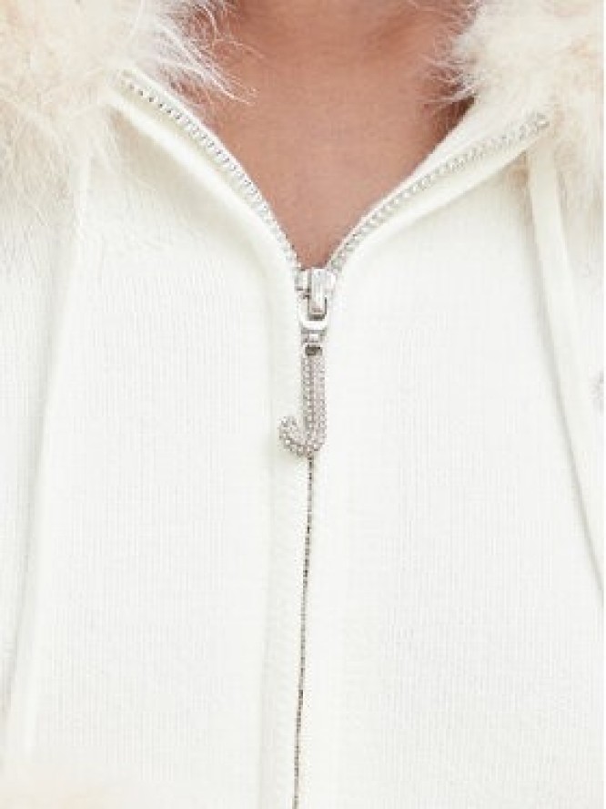 Juicy Couture Kardigan JCWAS226309 Kremowy Regular Fit