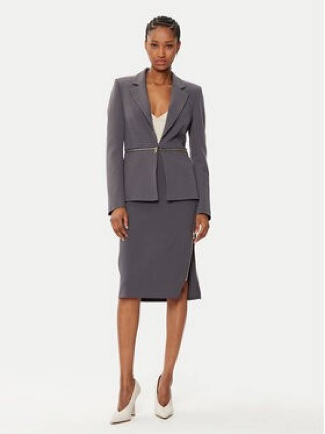 Rinascimento Marynarka CFC0121908003 Szary Regular Fit