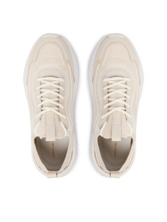 Tommy Hilfiger Sneakersy TH Wave Runner FW0FW09484 Kremowy