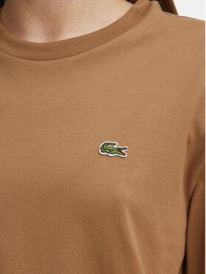 Lacoste T-Shirt TF7215 Brązowy jasny Regular Fit