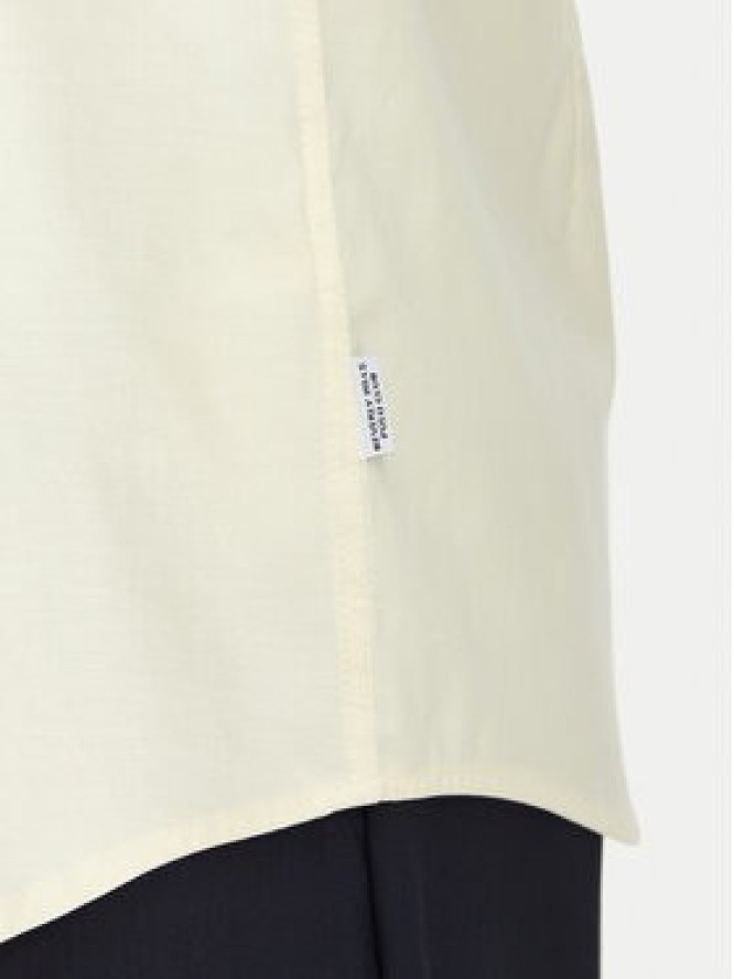 Beverly Hills Polo Club Koszula P-SS26W-SH6600 Żółty Regular Fit
