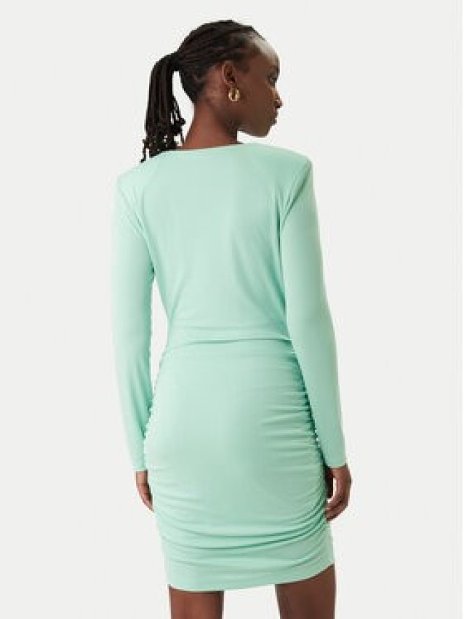 Just Cavalli Sukienka koktajlowa 80PAO957 J0253 Niebieski Slim Fit