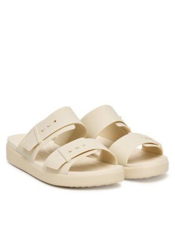 Crocs Klapki Brooklyn Buckle Low Low 211215 Écru