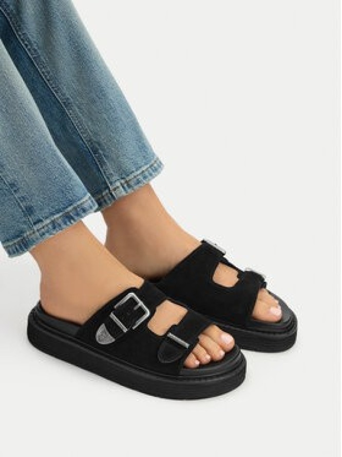 U.S. Polo Assn. Klapki EO-TANIA001W/6S1 Czarny