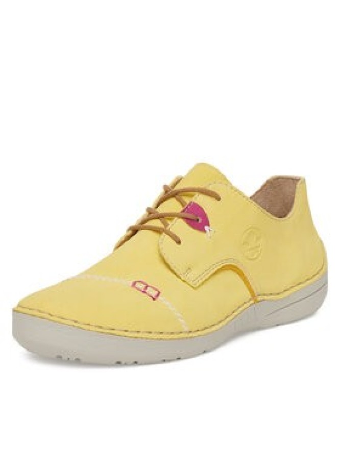 Rieker Półbuty 52528-68 Żółty