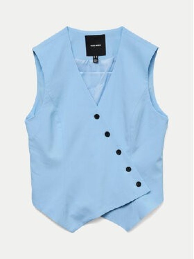 Vero Moda Kamizelka Liba 10324631 Błękitny Regular Fit