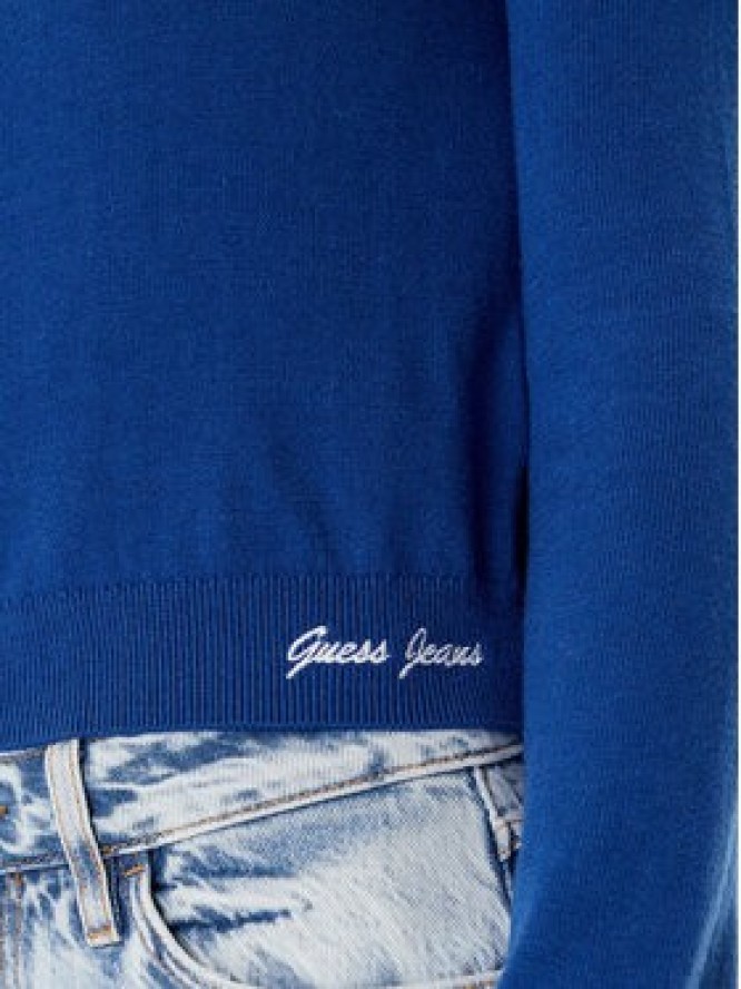 Guess Jeans Kardigan W5YR32 Z3HO2 Niebieski Regular Fit