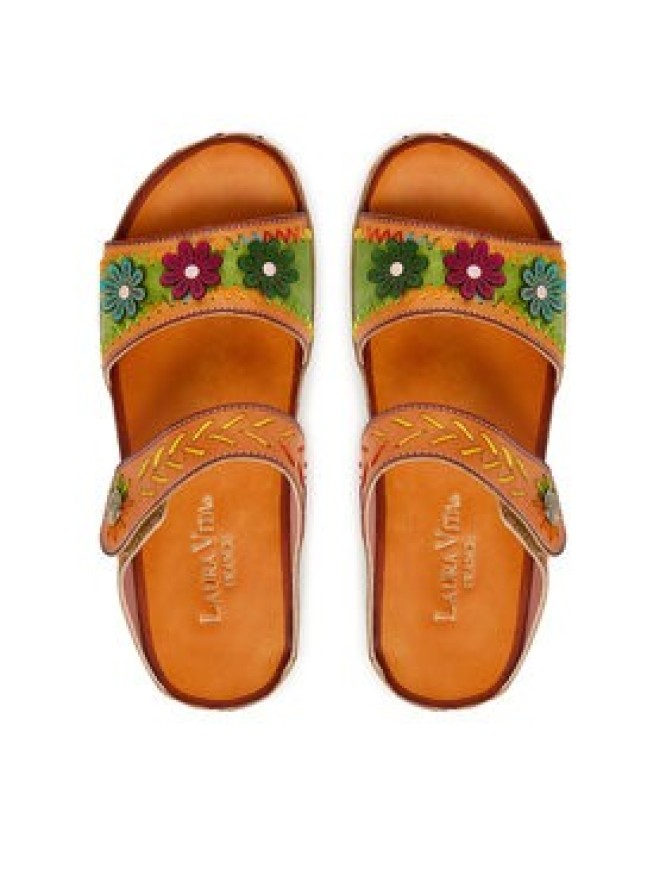 Laura Vita Klapki Dorry 13 Pomarańczowy