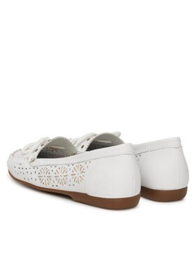 Rieker Mokasyny L6396-80 Biały