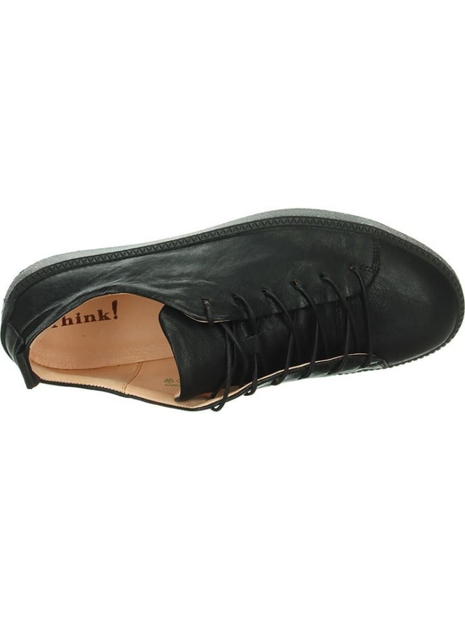 Think! Skórzane sneakersy w kolorze czarnym rozmiar: 43