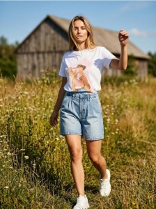 Koszulka z nadrukiem - biały