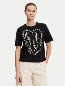 Weekend Max Mara T-Shirt Lecco 2515941052 Czarny Boxy Fit