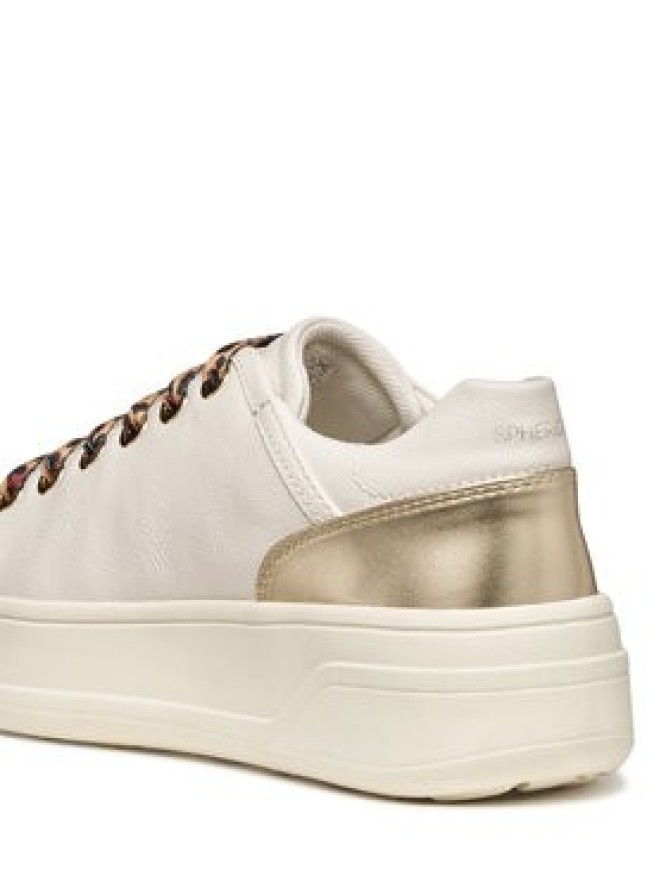 Geox Sneakersy D Spherica Ecub-2 D56WVD 0BCBN C1327 Biały