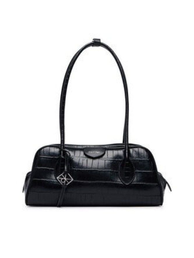Calvin Klein Torebka Emblem Trio Croco Shoulder Bag LV04F3780G Czarny