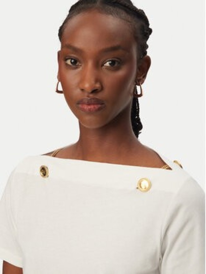 Rinascimento Bluzka CFC0128105003 Biały Regular Fit