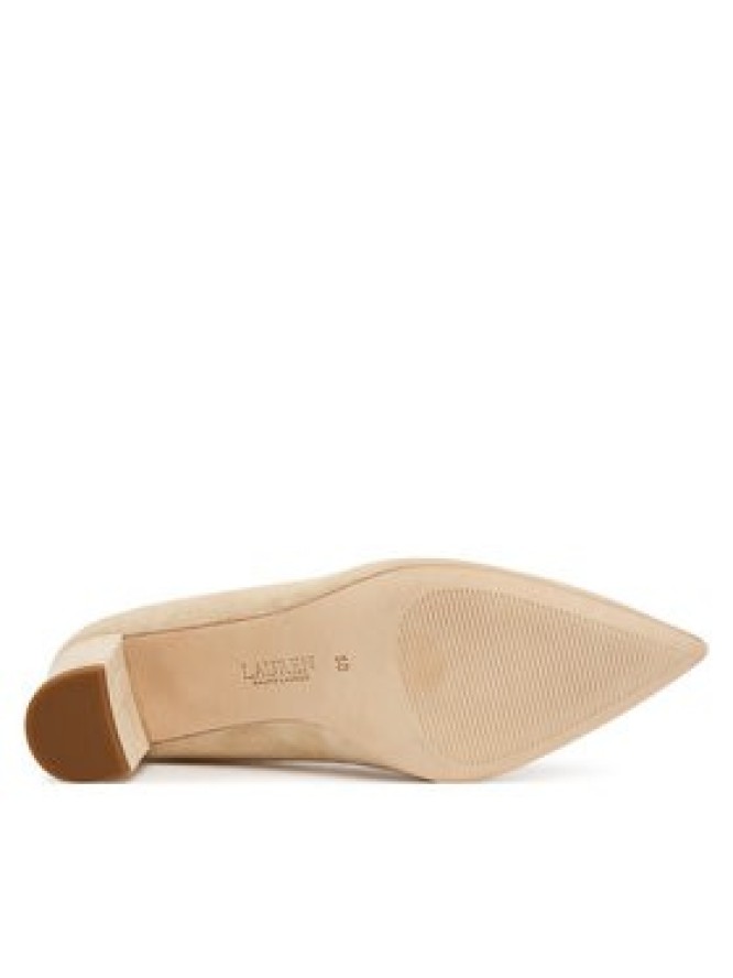 LAUREN RALPH LAUREN Czółenka Kingad 802967743003 Beżowy