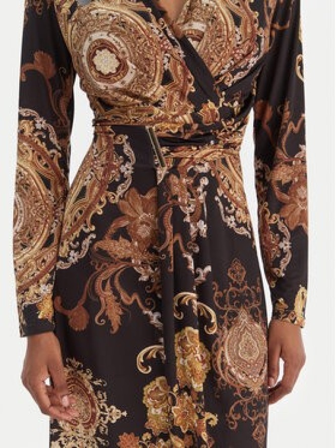 Rinascimento Sukienka koktajlowa CFC0020153002 Czarny Slim Fit