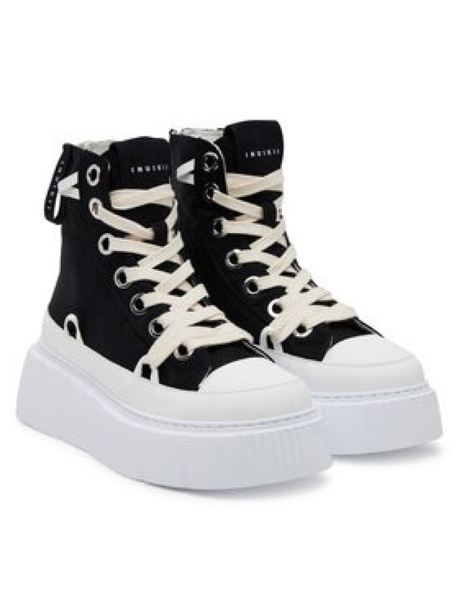 Inuikii Trampki Matilda Canvas High 30103-025 Czarny