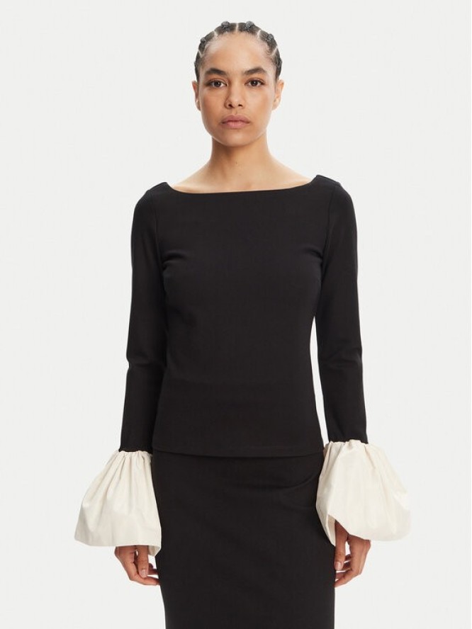 STAUD Bluzka Paige R24F1175PF Czarny Regular Fit