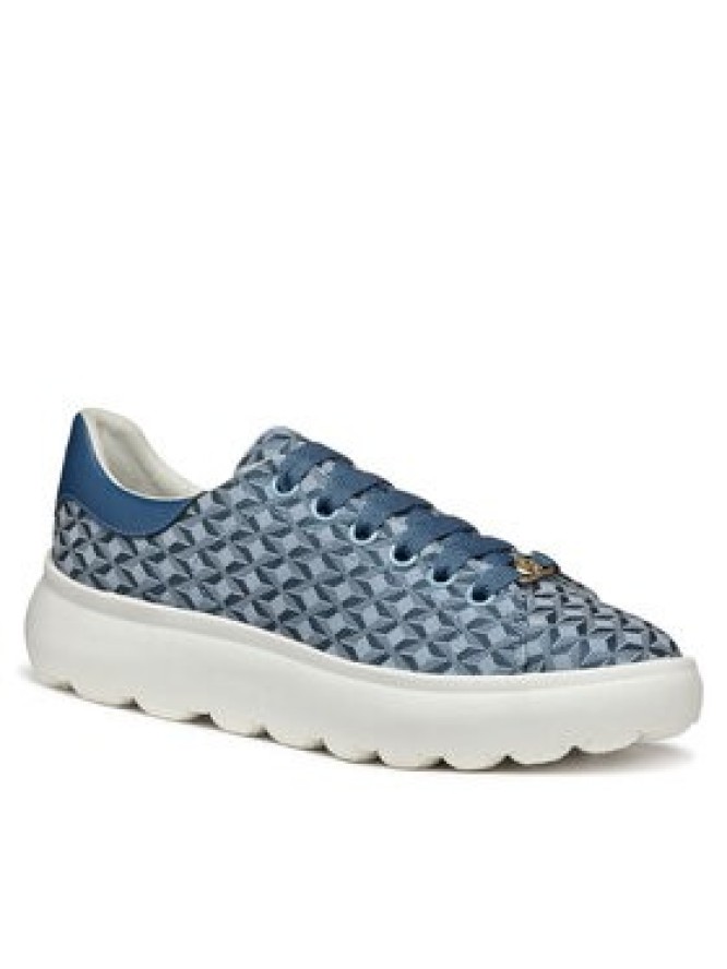 Geox Sneakersy D Spherica Ec4.1 D55TCD 0DSBC C4005 Niebieski
