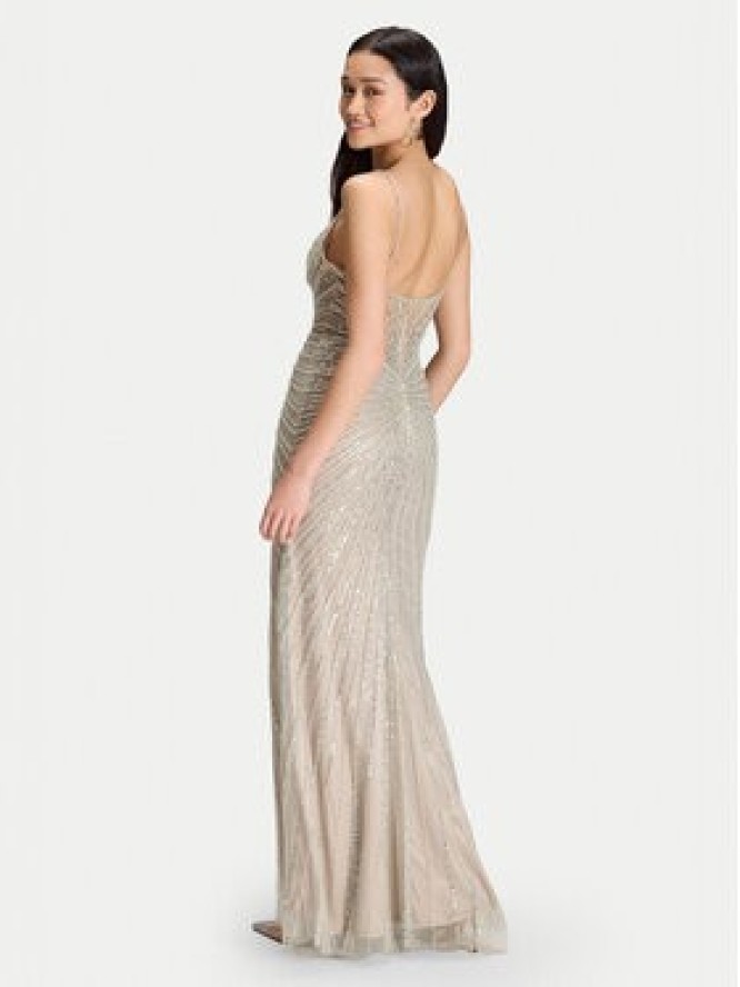 Hey Kyla Sukienka wieczorowa 5AK024HK Srebrny Regular Fit