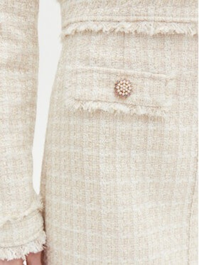 Guess Spódnica mini W5RD63 WGW82 Beżowy Regular Fit