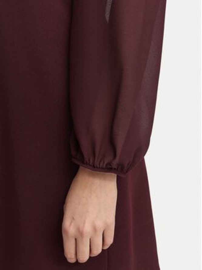 Morgan Sukienka koktajlowa 252-RSONIA Bordowy Slim Fit