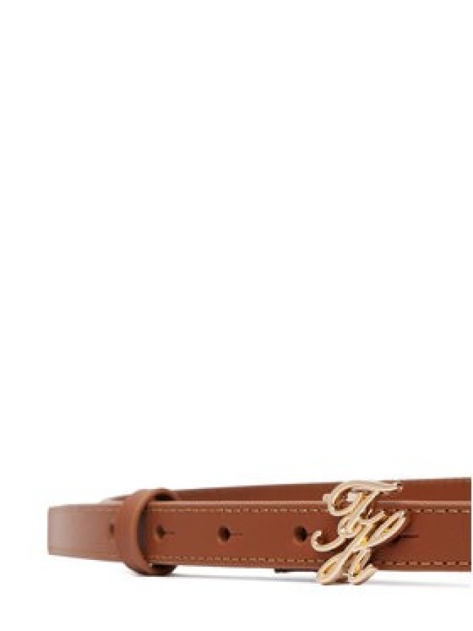 Tommy Hilfiger Pasek Th Script 1.5 AW0AW18609 Brązowy