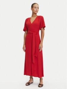 Tatuum Sukienka koktajlowa Matsea T2508.194 Czerwony Regular Fit