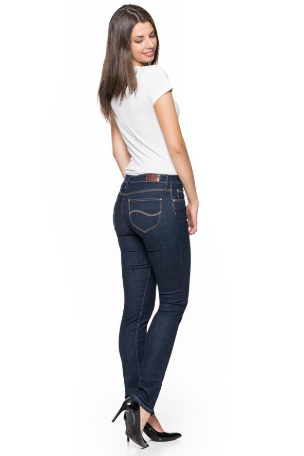 SPODNIE DAMSKIE LEE JADE SOLID BLUE L331HAKT