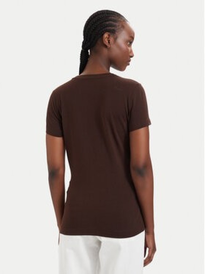 Guess T-Shirt W6GI19 K3042 Brązowy Regular Fit