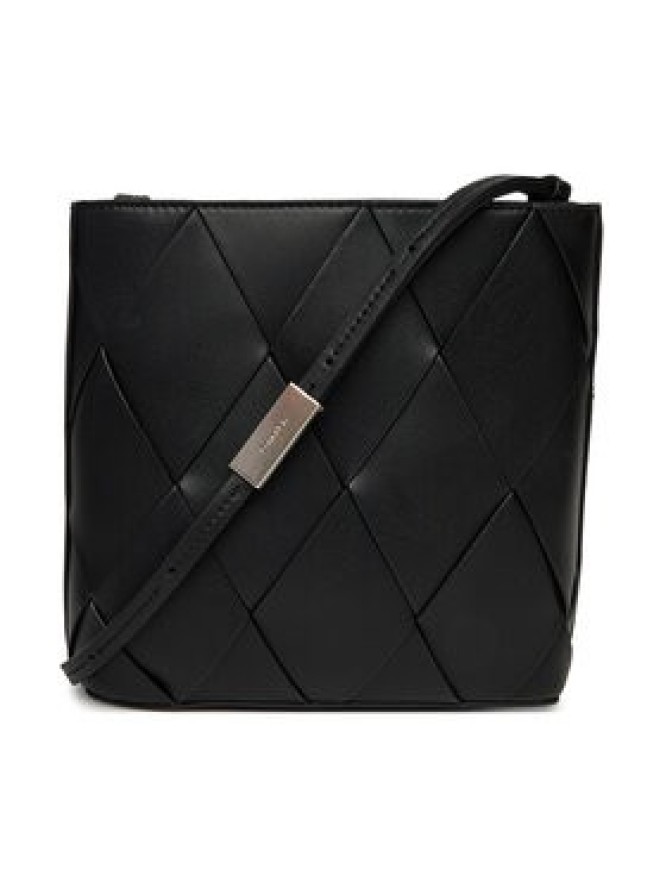 Calvin Klein Torebka Ck Woven Square Crossbody K60K612991 Czarny