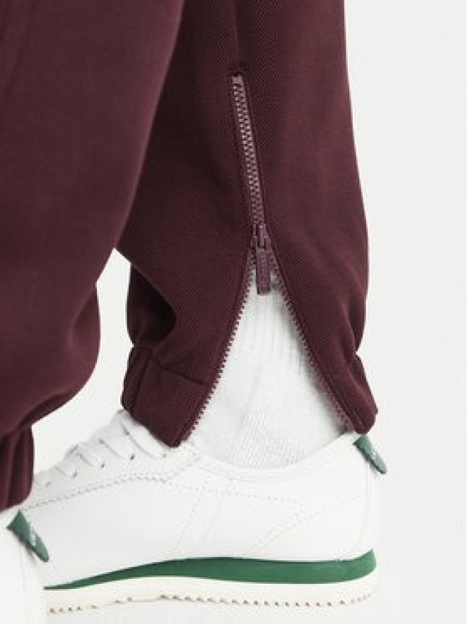 Lacoste Spodnie dresowe XF5244 Bordowy Regular Fit