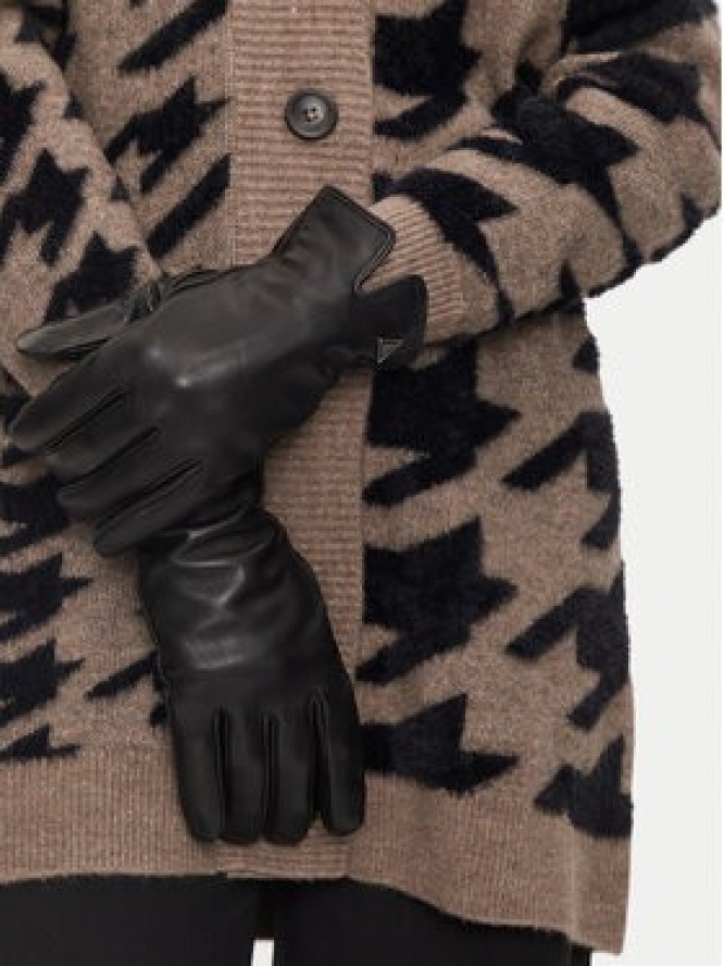 Guess Rękawiczki Damskie AM9449 LEA02 Czarny