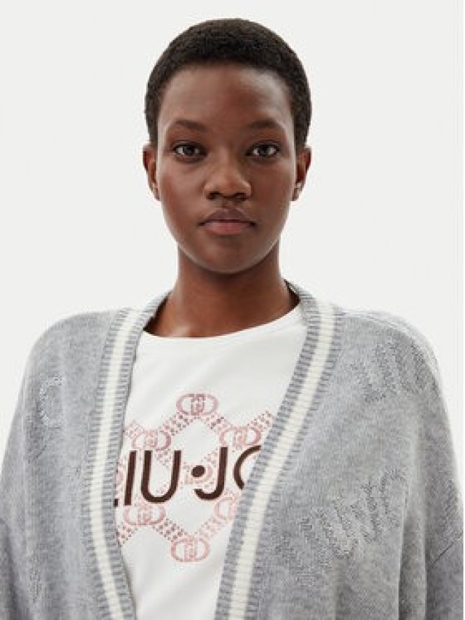 Liu Jo Sport Kardigan TF4216 MS55L Szary Regular Fit