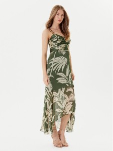 Guess Sukienka letnia W5YK64 WCWF2 Zielony Regular Fit