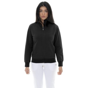 Bluza z bawełna z zamek błyskawiczny na co dzień