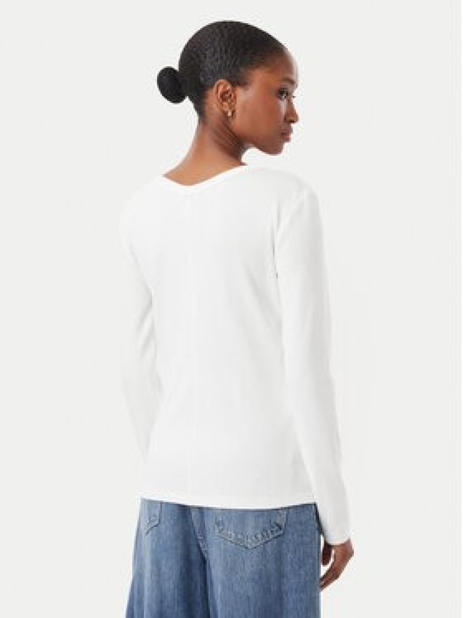 Calvin Klein Jeans Bluzka LV047G207G Biały Regular Fit