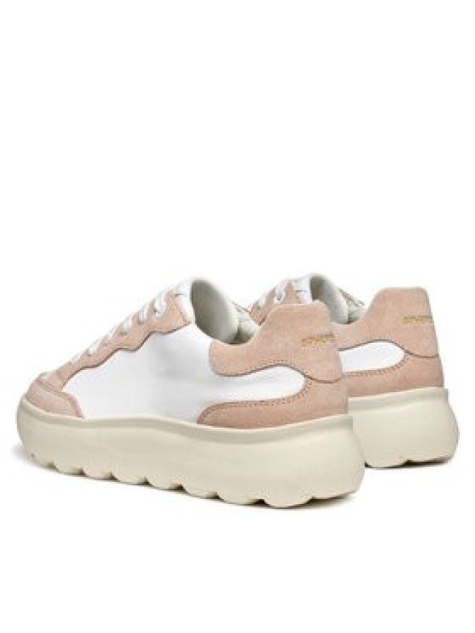 Geox Sneakersy D Spherica Ec4.1 D55TCA 08522 C1Z8Z Biały