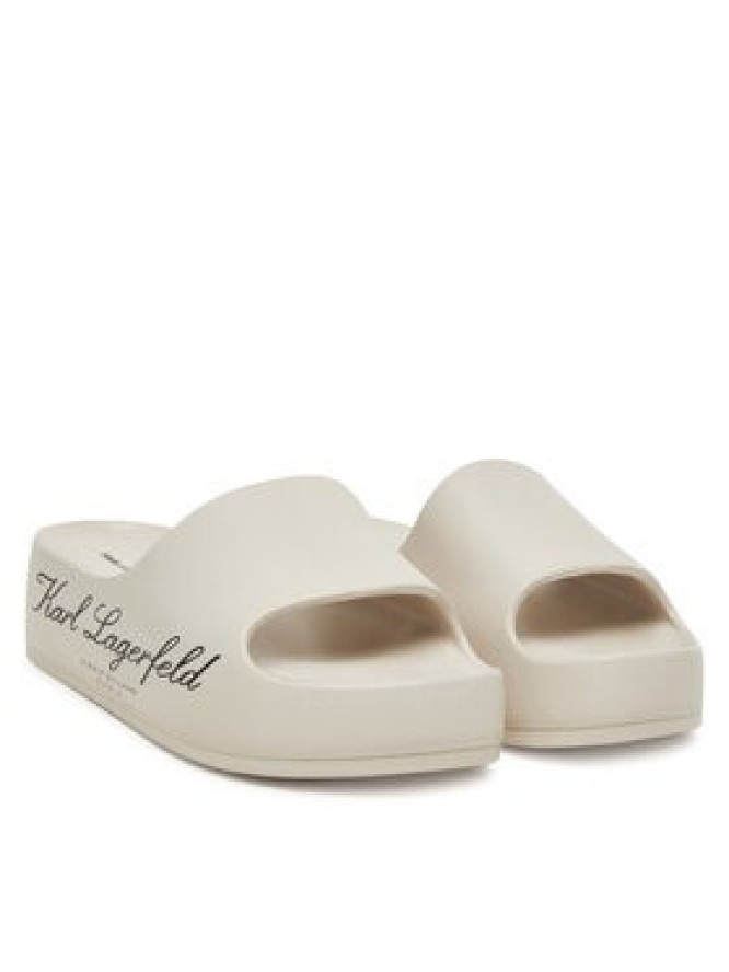 KARL LAGERFELD Klapki Kobo II KL86000 Biały