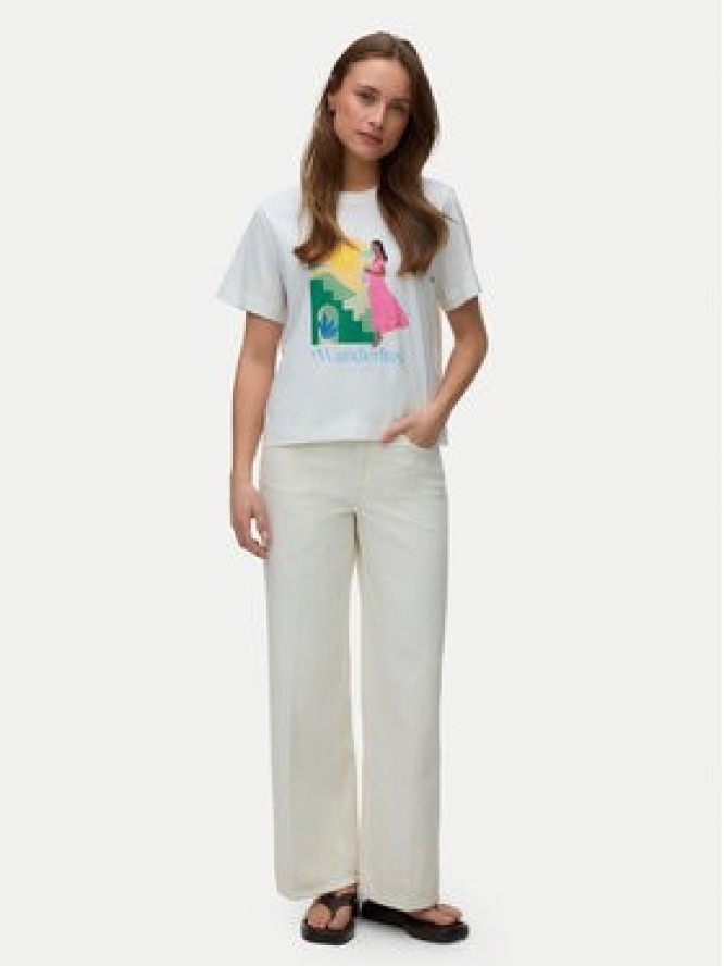 Vero Moda T-Shirt Emily 10344804 Biały Regular Fit