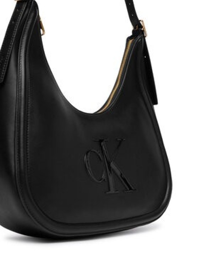 Calvin Klein Torebka Bold Ck Crescent Bag LV04F3427G Czarny
