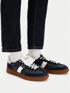 Polo Ralph Lauren Sneakersy Bedford Ft 804P16347001 Granatowy
