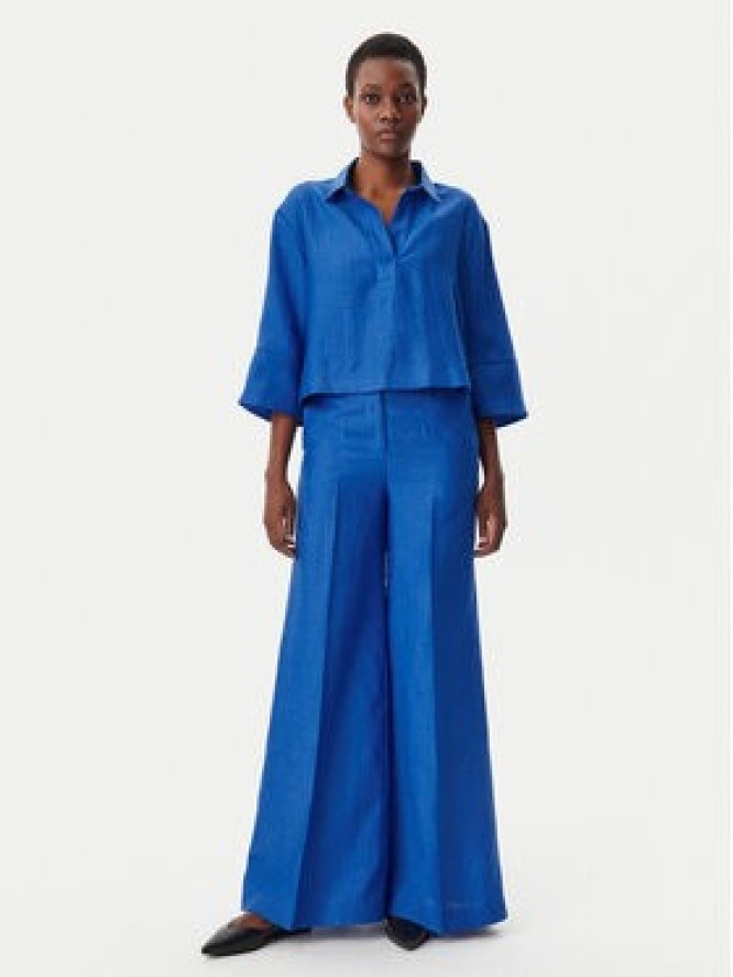 KAOS Spodnie materiałowe RP1MR062 3001 Niebieski Regular Fit