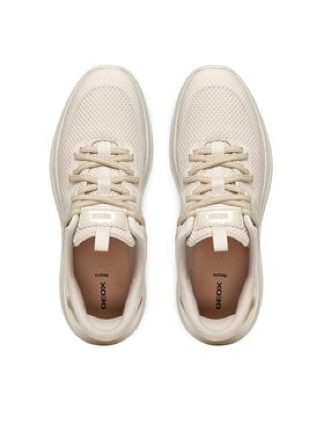 Geox Sneakersy D Plummery Plus D670JB 1402 C1S5K Kremowy
